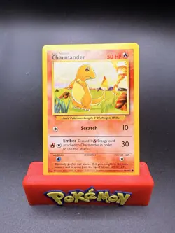 Pokemon TCG - CHARMANDER - 46/102 - UK 4TH PRINT - BASE SET (1999/2000) - LP - Image 1