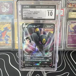 Pokemon Umbreon V S8b Vmax Climax Double Rare Holo CGC 10 100/184 Japanese 2021 - Image 1