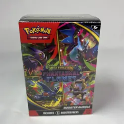 Pokemon TCG Mega Evolution Phantasmal Flames Booster Bundle SEALED NEW - Image 1
