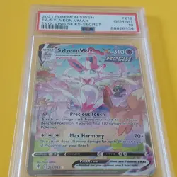 The Pokemon Company Pokemon TCG Sylveon VMAX 212/203 Evolving Skies PSA 10 - Image 1