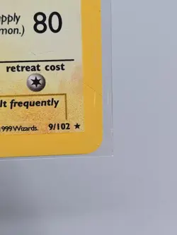 Pokemon TCG Magneton Base Set Shadowless Holo Rare 9/102 60 HP 1999 English - Image 4