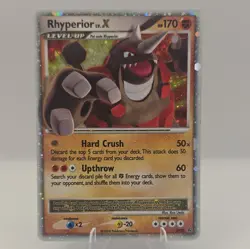 Pokemon Rhyperior LV.X DP29 Diamond & Pearl 170HP Tin Promo Holo 2008🔥 English - Image 1