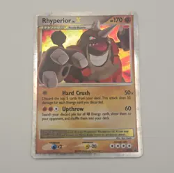 Pokemon Rhyperior LV.X DP29 Diamond & Pearl 170HP Tin Promo Holo 2008🔥 English - Image 3