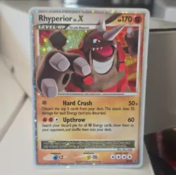 Pokemon Rhyperior LV.X DP29 Diamond & Pearl 170HP Tin Promo Holo 2008🔥 English - Image 4