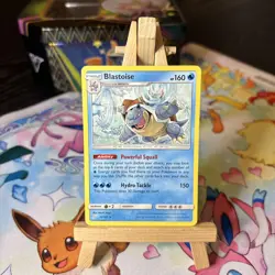 Pokemon TCG - Blastoise Non-Holo 25/181 Sun And Moon Team Up - NM - Image 1