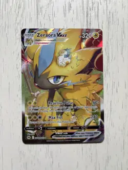 Pokemon TCG Crown Zenith Galarian Gallery Zeraora VMAX Ultra Rare GG42/GG70 NM - Image 1