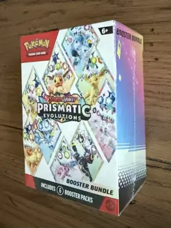 Pokemon TCG Scarlet & Violet Prismatic Evolutions Booster Bundle - SEALED - Image 2