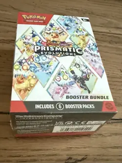 Pokemon TCG Scarlet & Violet Prismatic Evolutions Booster Bundle - SEALED - Image 4