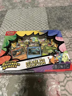 Pokemon TCG Ascended Heroes First Partner Deluxe Pin Collection Box Sealed New - Image 1