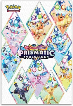 Pokemon Prismatic Evolutions POSTER ONLY FREE SHIPPING - Image 1