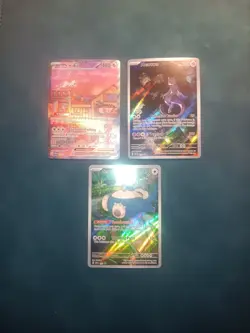Pokemon Tcg Scarlet Violet 151 Mew Mewtwo And Snorlax Black Star Promo Mint/Nm✨ - Image 1