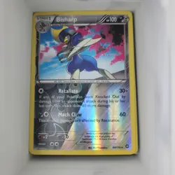 Bisharp 64/114 Holo Rare Steam Siege Pokemon Reverse Holo Near Mint - Image 1