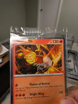 Ho-Oh GameStop Promo Holo Pokemon MOUTH SWIRL 🔥 - Image 3