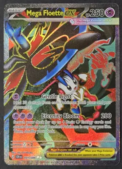Pokemon TCG: Chaos Rising - Mega Floette ex (101/086) Full Art Holo Double Rare - Image 1