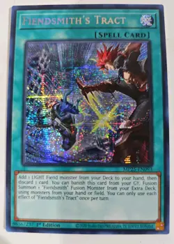 Konami Yu-Gi-Oh! Fiendsmith's Tract MP25-EN093 1st Ed Prismatic Secret SC1 - Image 2