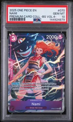 One Piece - Premium Card Collection - Nami - Alt Art OP09-070 - PSA 10 - Image 1