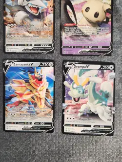 9 Pokemon V Cards Bundle Raikou Mimikyu Flygon Ultra Rare Style Collection - Image 4