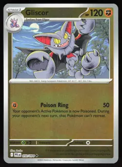 Gliscor 050/094 Uncommon Phantasmal Flames Pokemon Reverse Holo Near Mint - Image 1