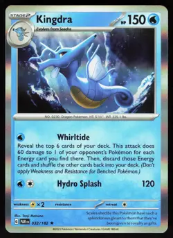 Kingdra 032/182 Rare Paradox Rift Pokemon Holo Near Mint - Image 1