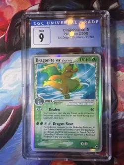 2006 Pokemon Ex Dragon Frontiers - #91/101 Dragonite Ex Holo CGC 9 - Image 1