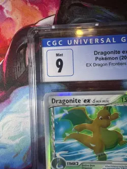 2006 Pokemon Ex Dragon Frontiers - #91/101 Dragonite Ex Holo CGC 9 - Image 2