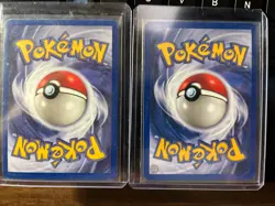 Pokemon Squirtle 68/82 and Dark Wartortle 46/82 1st edition lot - Image 2
