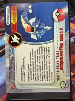 Topps Pokemon TCG TV Animation Edition Gyarados #130 non Holo Rare 1999 English - Image 3