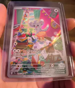 Minccino 182/162 Near Mint Illustration Rare Full Art Pokemon Temporal Forces - Image 2