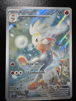 Pokemon Raboot 147/142 Sv07: Stellar Crown Illustration Rare Holo - Image 1
