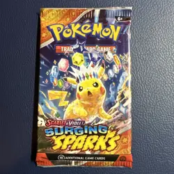 Pokemon Surging Sparks Booster Packs art set of 4 Sealed - Image 4