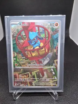 Pokemon TCG Riolu Pokemon Center Exclusive Holo Me: Mega Evolution Promo EN #010 - Image 1