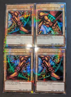 Yugioh Exodia Forbidden One Leg/Arm Bundle MP24 Quarter Century Secret Rare 25th - Image 1