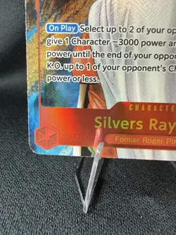 One Piece Bandai Silvers Rayleigh OP08-118 Secret Rare Holo Alt Art 8000 C8 EN - Image 4