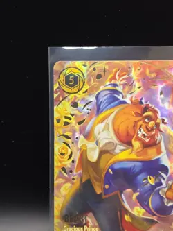 Disney Lorcana Fabled - Beast, Gracious Prince Enchanted Foil #224/204 - Image 5