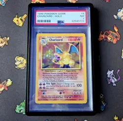 PSA 7 Charizard 4/102 Base Set Holo Rare Pokemon Card 1999 WOTC Vintage Grail - Image 1