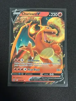 Charizard V 018/159 Ultra Rare 2023 Pokemon Crown Zenith Full Art Card NM - Image 1
