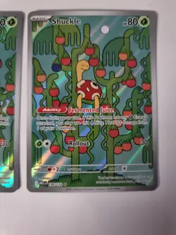 X2 Cards - Shuckle - Illustration Rare ME01: Mega Evolution 136/132 NM - Image 3