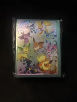 Eevee Card Sleeves From Pokemon Prismatic Evolutions SPC 65 Sleeves Total - Image 1