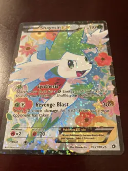 Shaymin EX RC21/RC25 Legendary Treasures Radiant Collection Pokemon TCG Card - Image 3