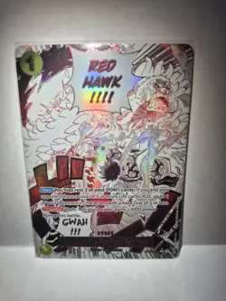 Gum-Gum Fire-Fist Pistol Red Hawk (Alt Art) OP11-114 One Piece Card Game English - Image 1