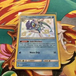 Pokemon TCG Frogadier Hidden Fates Holo Card SV12/SV94 NM/M Condition - Image 2