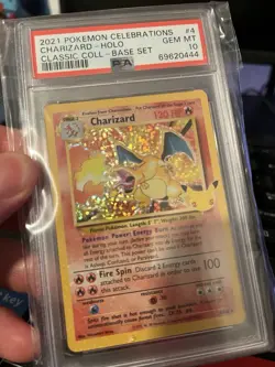 Pokemon TCG Charizard Celebrations Classic Collection Holo Rare Card 4/102 - Image 2