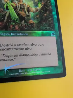 NATURALIZAR Naturalize. instant Onslaught. MTG Card. vintage FOIL. non english. - Image 4