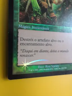 NATURALIZAR Naturalize. instant Onslaught. MTG Card. vintage FOIL. non english. - Image 5