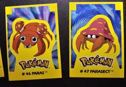 PARAS X PARASECT EVOLUTION - RARE TCG NAVARRETE BUILDABLE CARD VINTAGE 2000 - Image 1