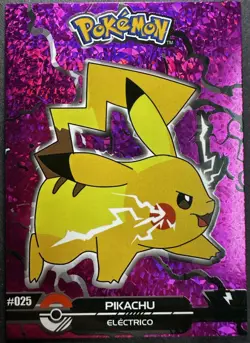 PIKACHU - POKEMON BLACK DARK CRYSTAL CARD COLLECTION SPECIAL HOLO - Image 1