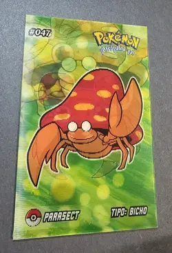 PARAS X PARASECT - POKEMON RARE 3D EVOLUTION CCG HOLO CARD - Image 2