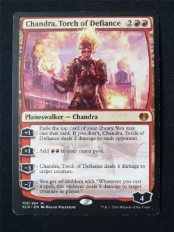 Chandra Torch of Defiance played - KLD - Mtg Card #4OR - Image 1