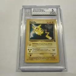 BGS 5 PIKACHU #4 First Movie Black Star Promo 1999 - Pokemon Card WOTC - Image 1
