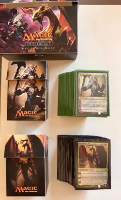 Ajani vs Nicol Bolas Duel Deck | Sleeved | In Collectors Box | Complete In Box - Image 1
